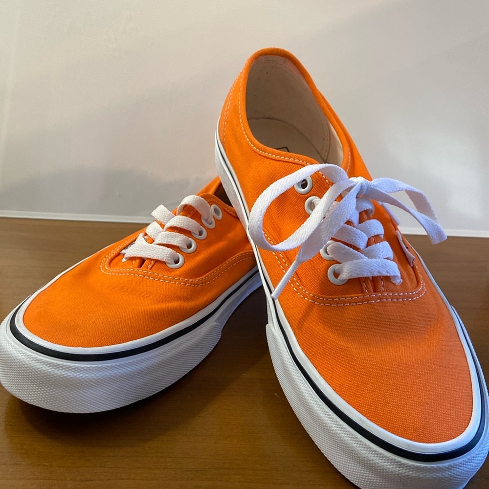 Vans Original Orange Deck Shoes